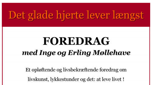 ForedragMøllehave